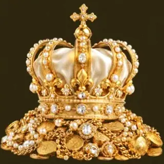 Gold treasure pile — Friday Friday